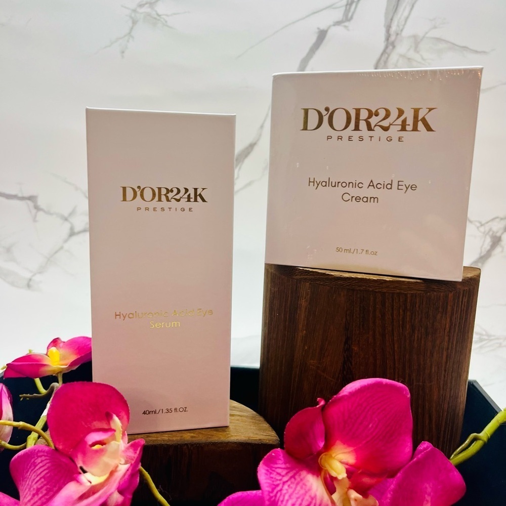 Prestige Hyaluronic Acid Eye Cream and Serum Set-D’OR 24K Brand New in Wrapping - Picture 6 of 7